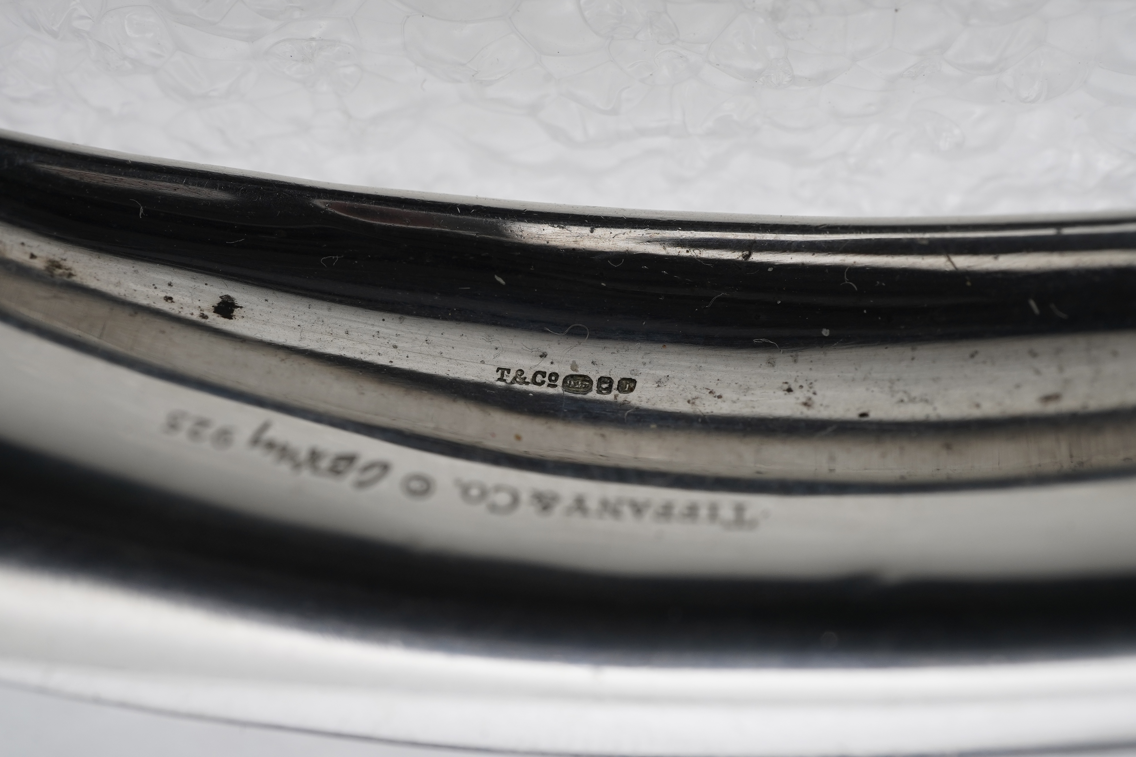 Frank Gehry for Tiffany & Co., a silver 'Fish' bangle, circa 2008